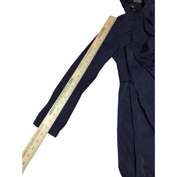 Cole Haan Women's Hooded Weather Resistant Jacket Coat Navy Indigo Size S/P - Picture 11 of 11